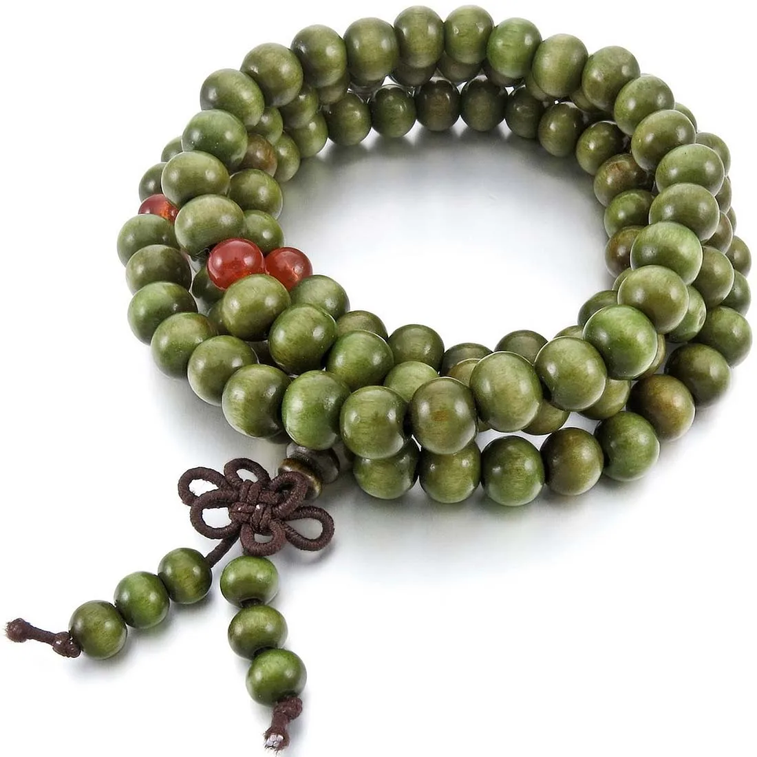 108 шт. Тибетский буддистский молитвенный бисер ожерелье Будда мала Розарий