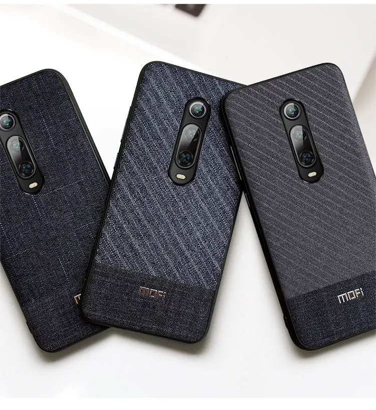 Чехол для Xiao mi 9T Pro Чехол Mofi для Xiao mi 9T чехол для задней крышки костюм ткань Бизнес Стиль Красный mi K20 Pro Чехол для mi 9T Pro
