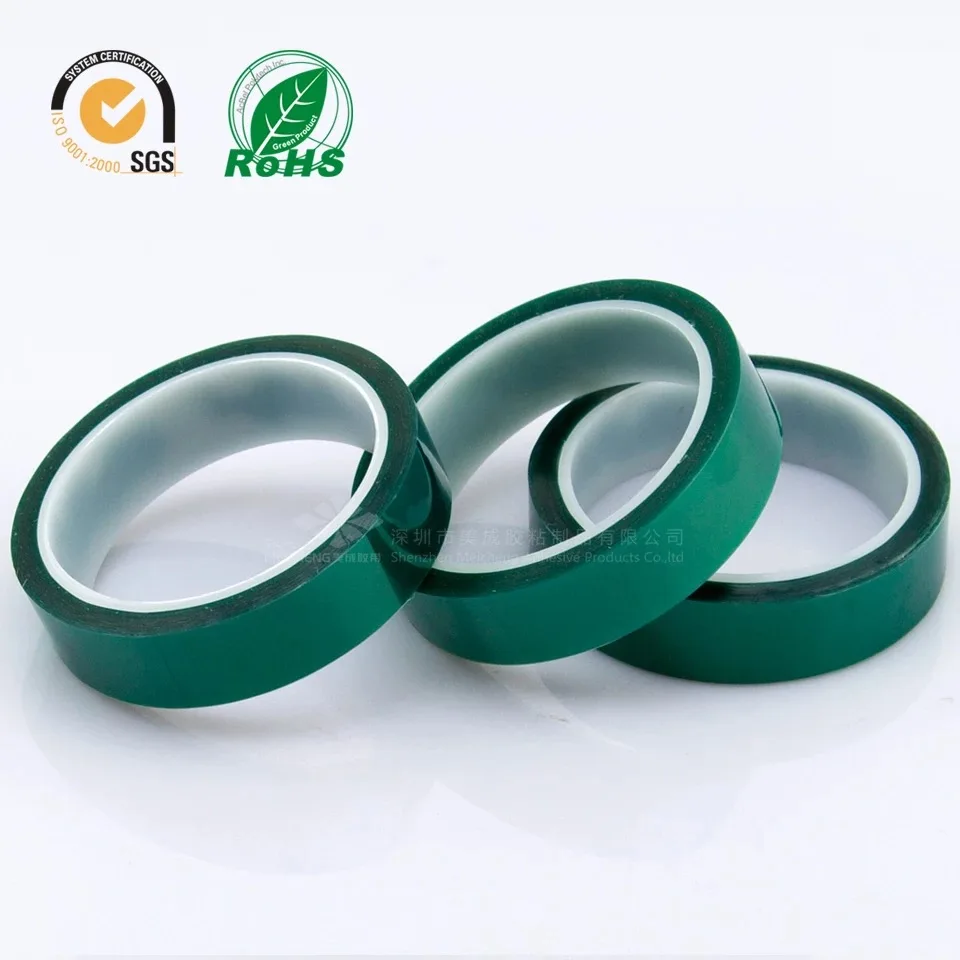 Термостойкая высокотемпературная зеленая изоляционная лента для защиты от