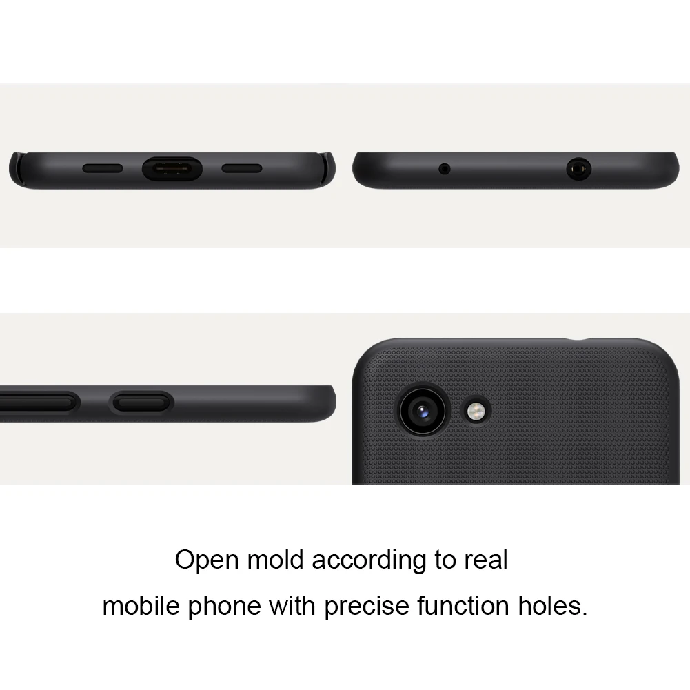 Для Google Pixel 3a NILLKIN матовая защитная задняя крышка для 3 XL 3A Ультратонкий ПК Жесткий