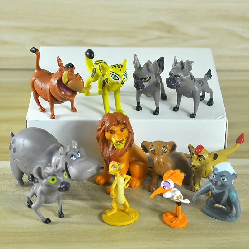 Фигурки героев мультфильма Король Лев Simba Nala Timon ПВХ 12 шт./компл. классические