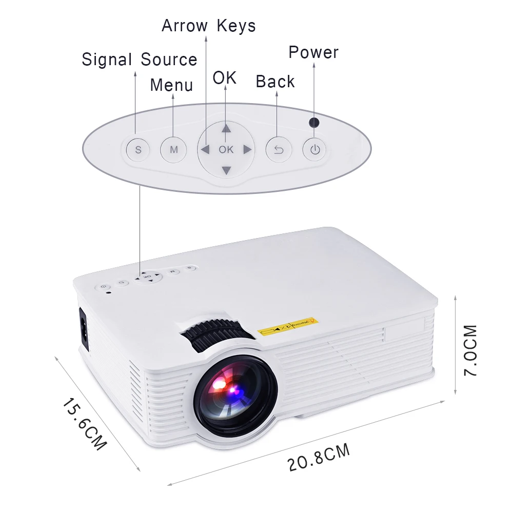 Touyiner Everycom UC40S BT140 портативный проектор (Android Miracast Airplay дополнительно) Домашний