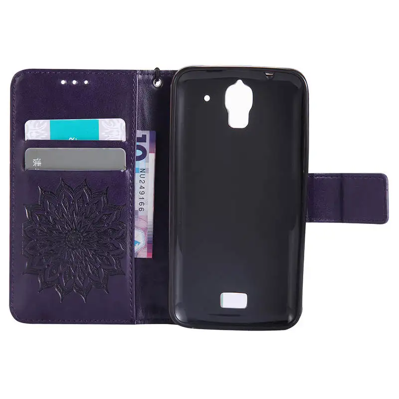 Кожаный чехол для Huawei Y3 Y360 Y360-U61 Y360-U03 Y360-U31 откидная задняя крышка чехлы телефонов