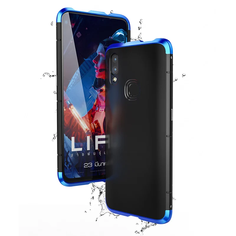 ADKO Luxury Aluminium Metal Frame Bumper Case For Vivo Nex Hard Protective Shockproof Cover VIVO S |