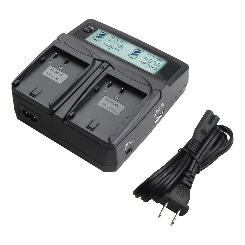 LVSUN DMW-BLF19 ДМВ BLF19 BLF19E Батарея Зарядное устройство для Canon, Nikon, Panasonic Lumix DMC GH3 GH4 DMC-GH3 GH3GK DMC-GH4 DMCGH3 DMCGH4