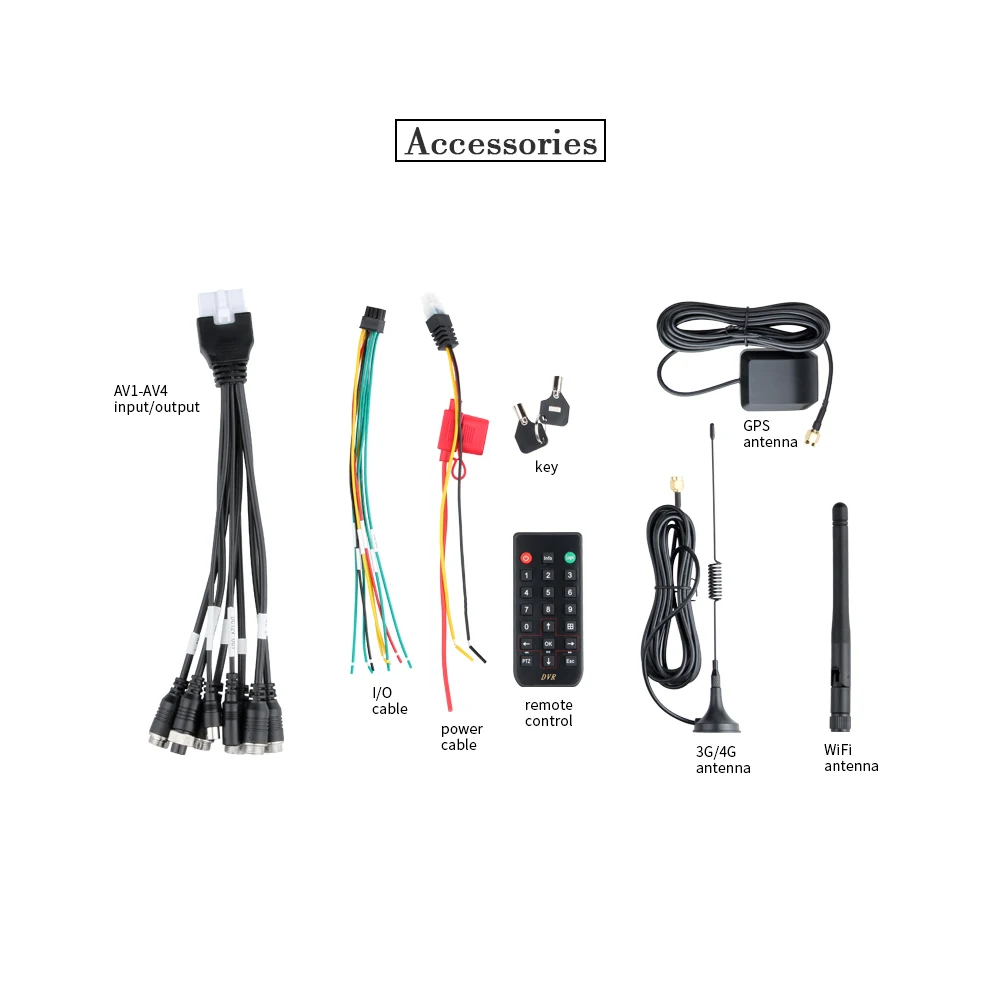 GISION Новый 4CH 1080 P 4 г gps Wi Fi MDVR жесткий диск в режиме реального времени удаленного