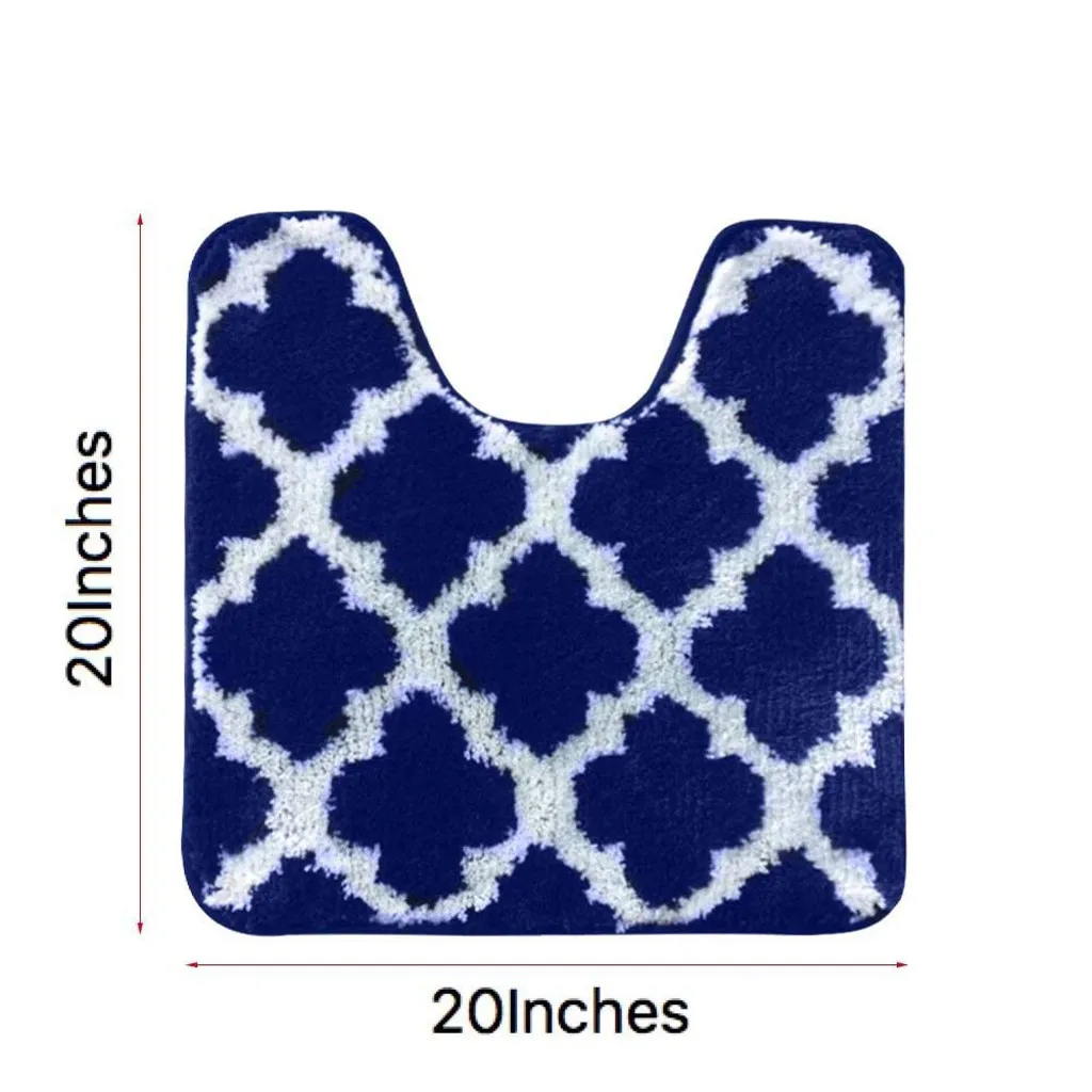 Антискользящий коврик цвета хаки для ванны 2 шт. европейские Контурные коврики