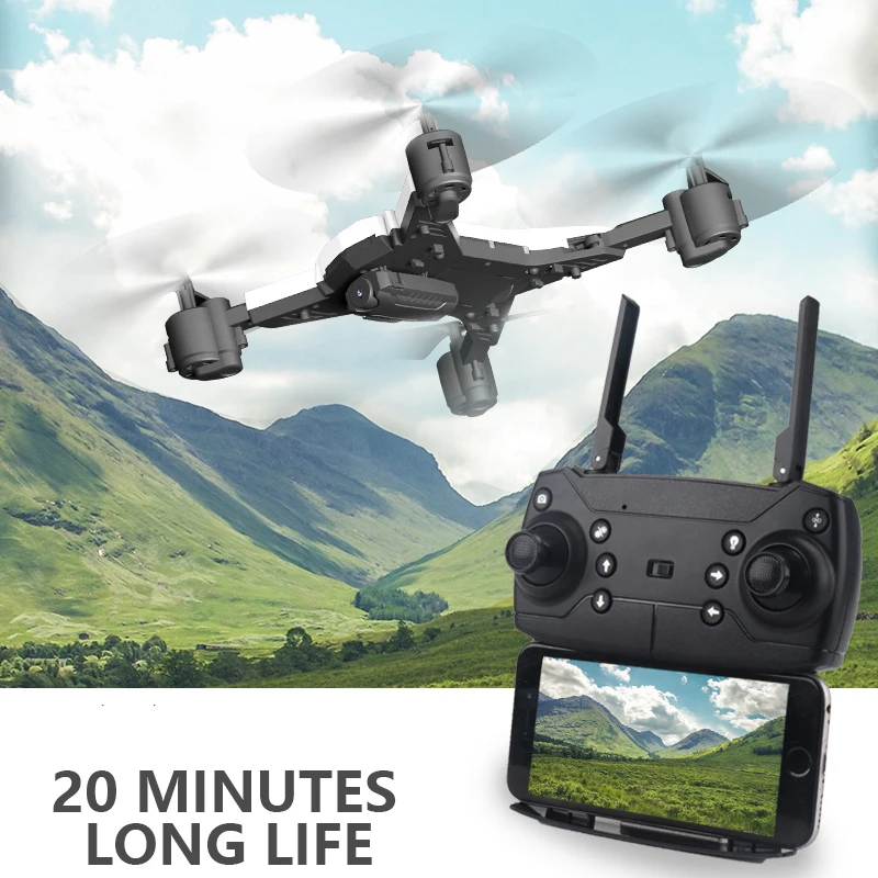 Новый RC вертолет Drone с камерой HD 1080P Wi Fi FPV Профессиональный складной Квадрокоптер