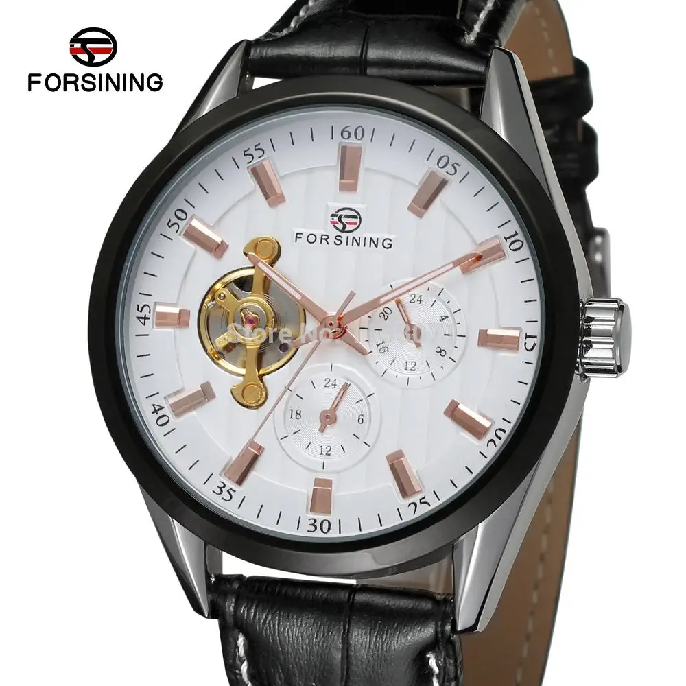 Новое поступление Автоматические Мужские наручные часы FSG293M3T1 с черным ремешком