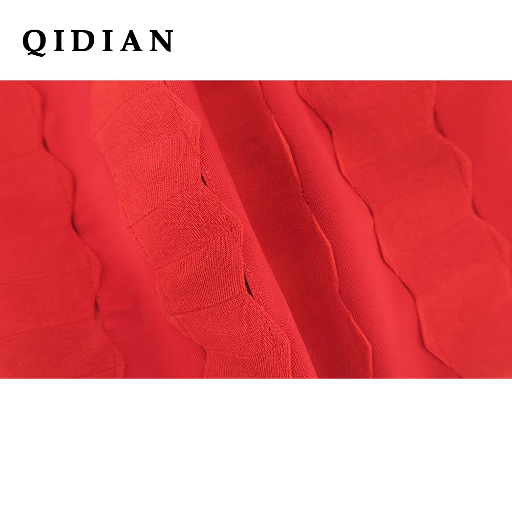 QI DIAN оптовая продажа новинка 2018 бежевое платье на тонких бретельках модное