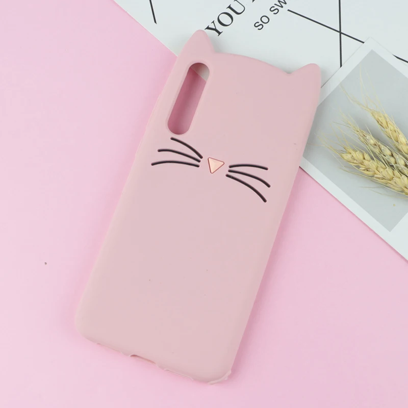 HuXu Pink Симпатичные стежка Плюшевые игрушки кролика Horse чехол для samsung Galaxy A10 A20 A30 A40 A40S A50 A60 A70 M10 M20 M30 M40 Cat чехол Защитный чехол для телефона - Цвет: HuXu Pink