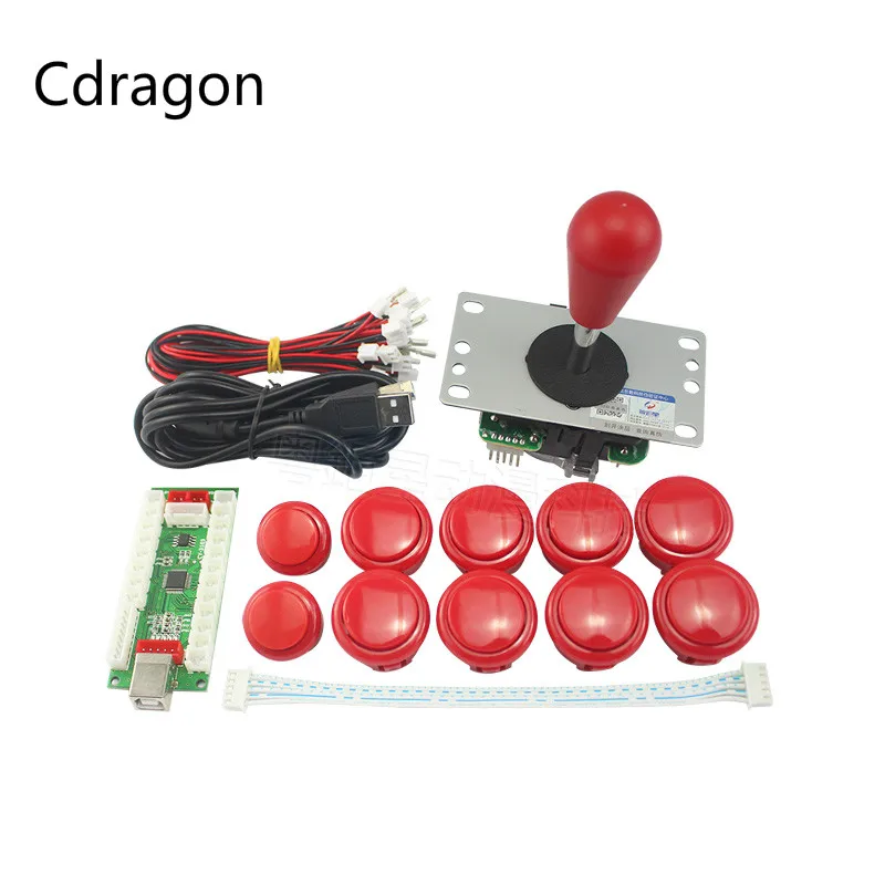 Аркада DIY Kit с нулевой задержкой USB кодировщик к ПК аркадные игры 8 способ Battop