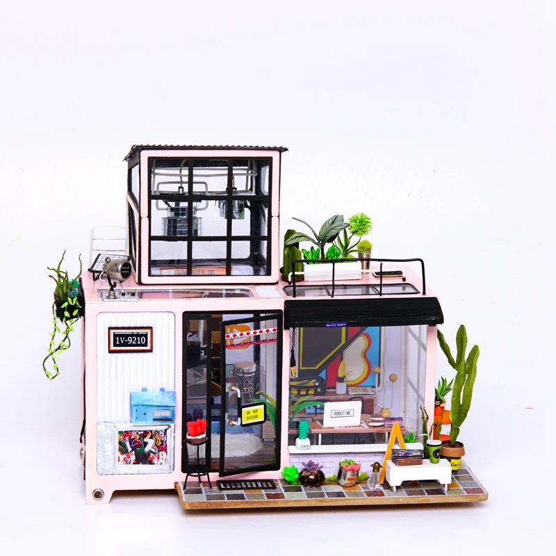 Robotime Новый DIY Кевин студии с мебелью для детей и взрослых миниатюрный деревянный