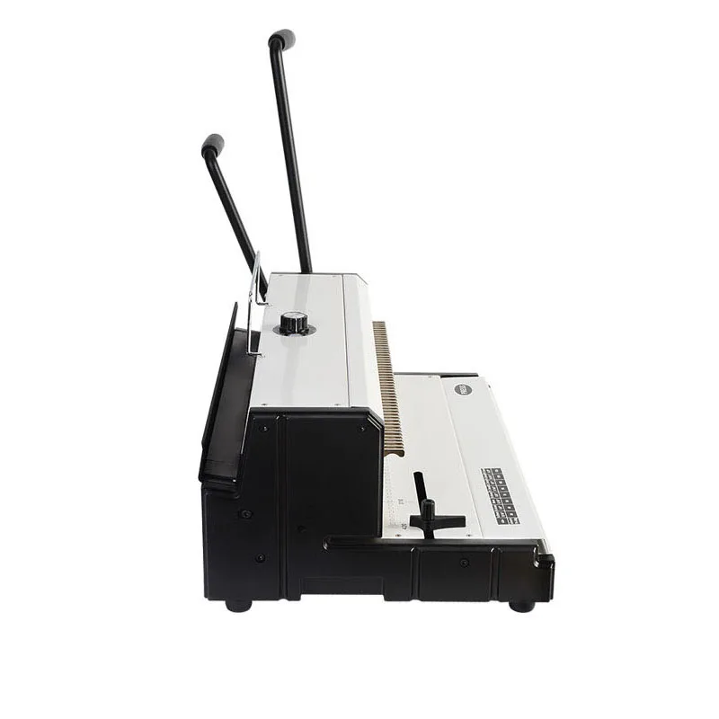 Online A3 Kağıt Zımba TD-205D Manuel Spiral Tel Ciltleme Makinesi Kağıt Kesici Dekoratif Delik Yumruk 46 Delik Delme Makinesi