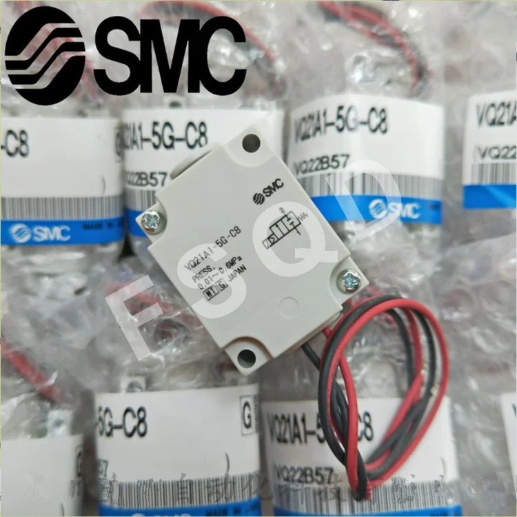 SMC электромагнитный пневматический клапан детали VQ21A1-5G-C6 VQ21A1-5G-C8 VQ31A1-5G-C10 VQ21A1-5G-C6-F VQ21A1-5Y-C8-F