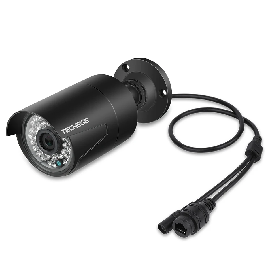 Techege 2.0MP POE IP Камера Ночное видение Водонепроницаемый ONVIF обнаружения движения