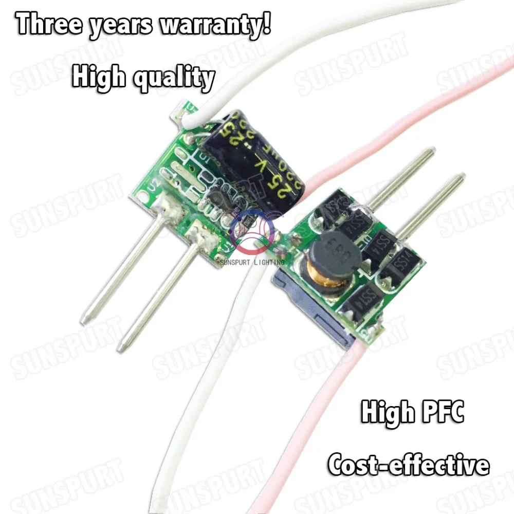 20 штук 6 Вт AC/DC 12V-DC 24 В светодиодный драйвер 1-3x3W 600mA DC2-11V Светодиодный источник питания постоянный ток MR16 лампа