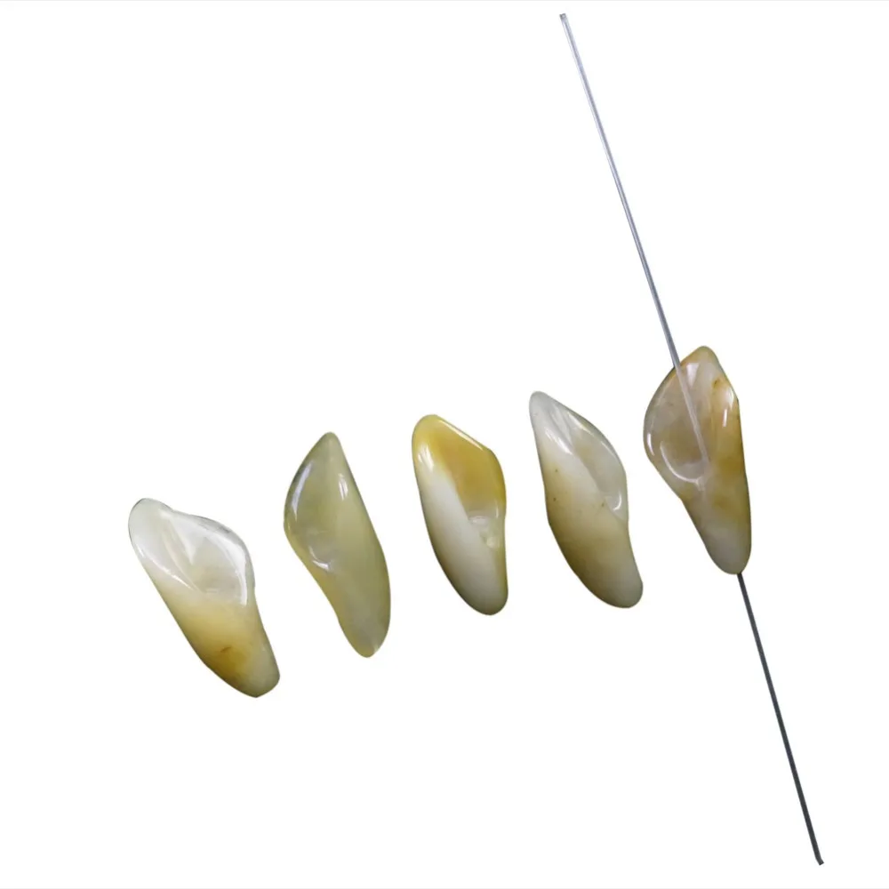 (5 шт./лот) оптовая продажа резная желтая авантюрина Morning Glory подвеска из бисера