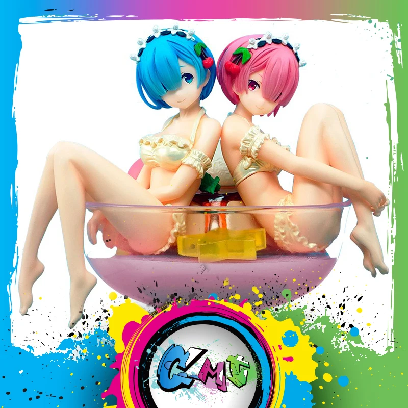 CMT в наличии Оригинальная фигурка Banpresto Re Zero Начальная жизнь другом мире Rem и Ram