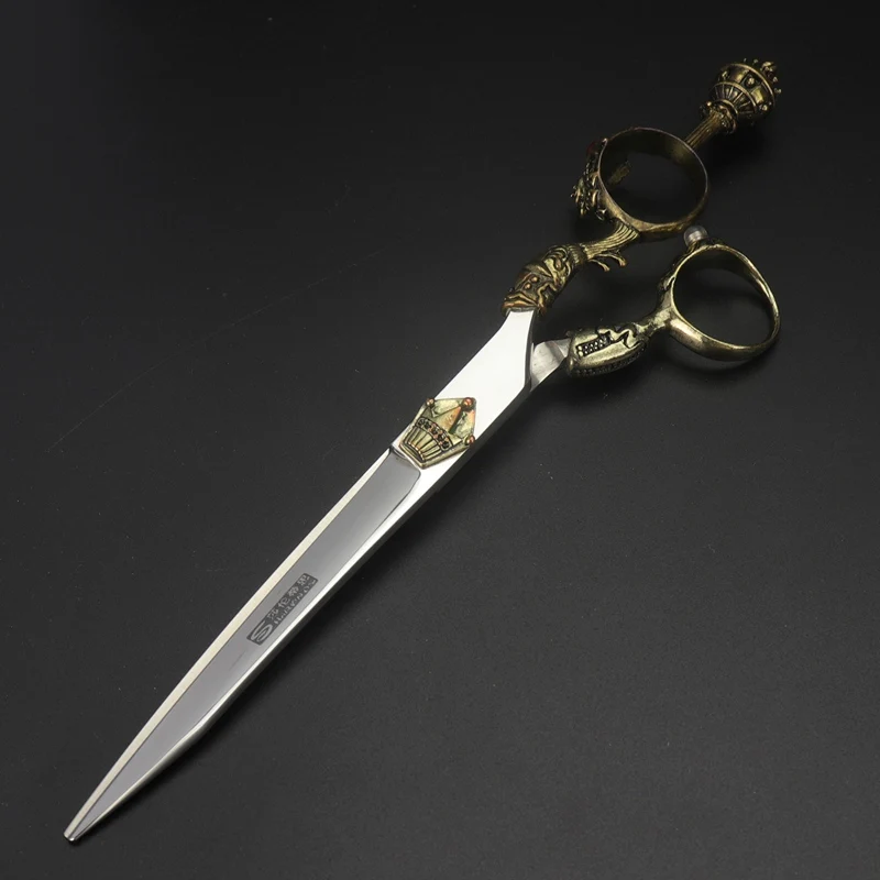 hair scissors 440c japanese steel 7 inch professional scissors Hairdressing scissors hair salon equipment - Цвет: cutting Scissors