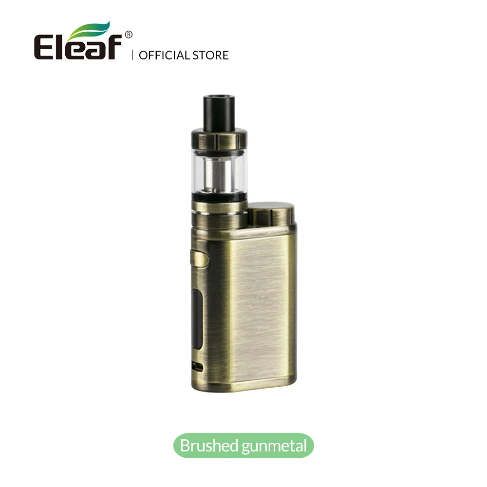 [RU/FR/ES] Eleaf iStick Pico Mod/iStick Pico 75 Вт комплект с MELO III мини распылитель коробка мод в EC головы 2 мл Melo 3 E сигареты - Цвет: Brushed Gunmetal Kit