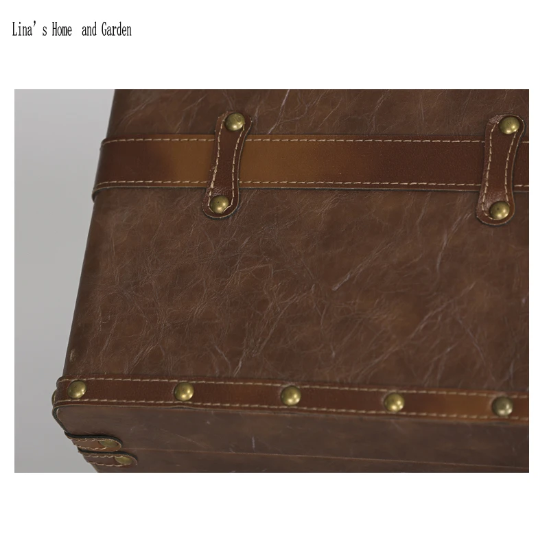 Старинный чемодан ручной работы антикварная коробка для багажника | Дом и сад