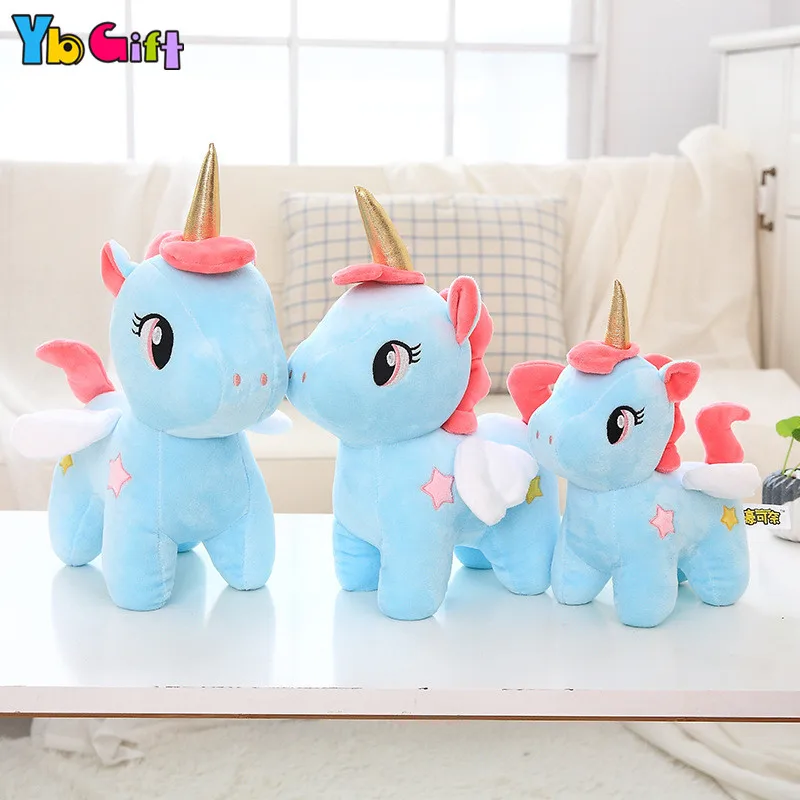 Подарок Yb единорог плюшевые игрушки милая искусственная мягкая плюшевая игрушка