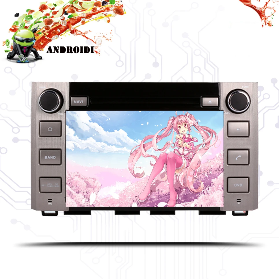 Android 9 0 Восьмиядерный 1024*600 автомобильный dvd плеер GPS ГЛОНАСС RDS радио wifi BT для Toyota