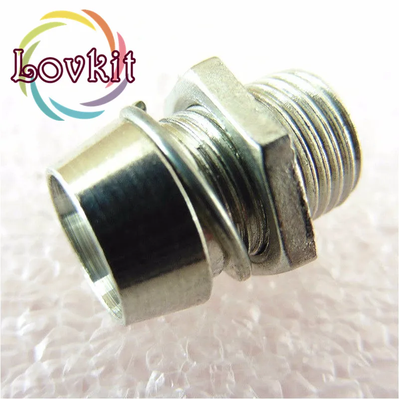 100 шт. 5 мм хромированный металлический светодиодный держатель рамка зажим