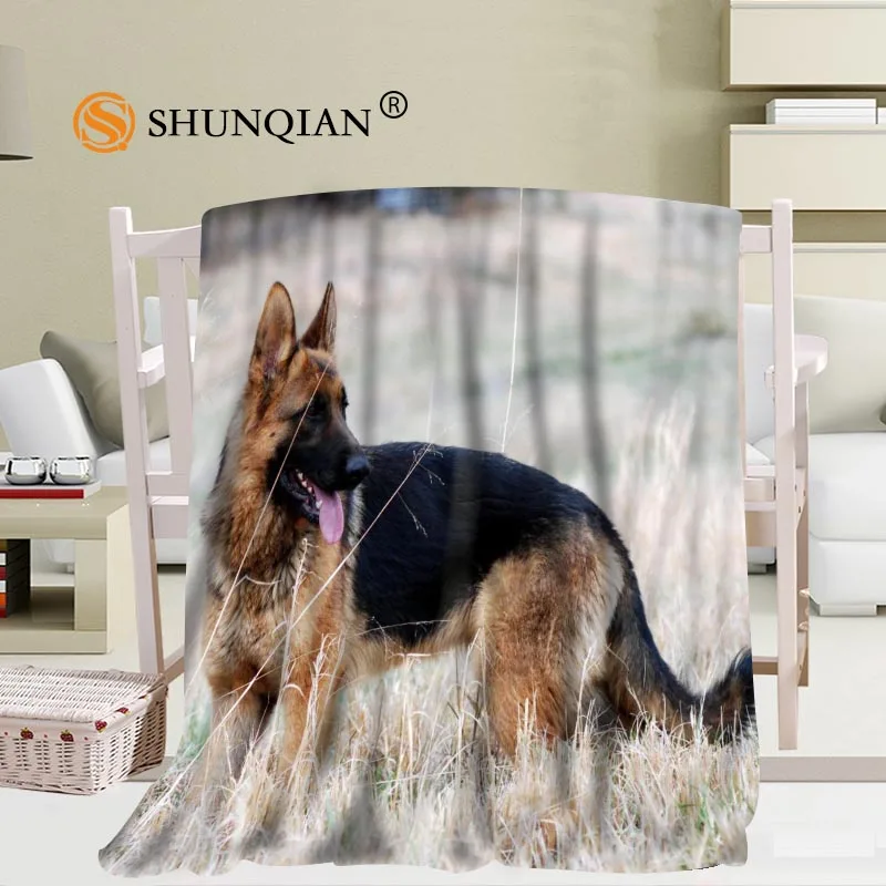 Одеяло в виде немецкой овчарки 56x80 дюймов 50x60 40x50 дюймов|soft fleece|blanket softblanket fleece |