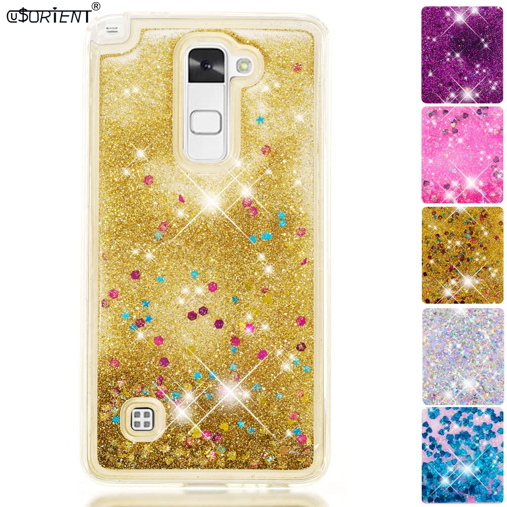 Блестящий чехол для LG Stylus 2 Stylo Bling Dynamic Liquid Quicksand Fitted Cover Stylus2 Stylo2 LGK520 LS775 мягкие