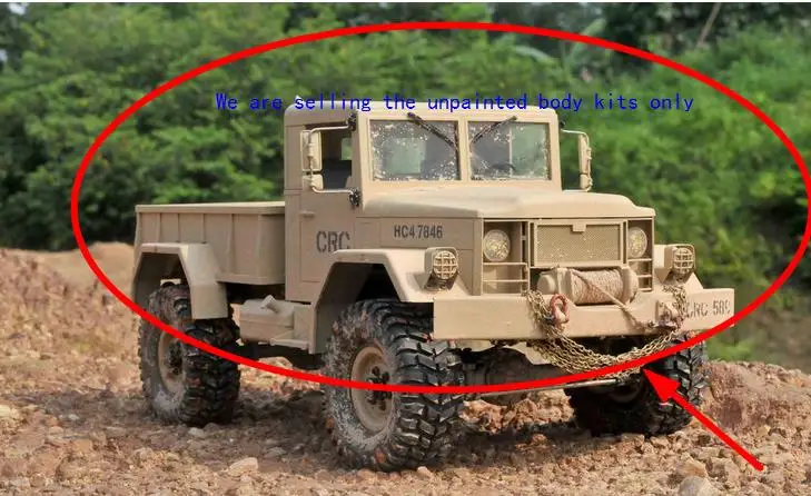 Масштаб 1/10 RC Crawler Mlilitary USA Truck HC поперечная головка W/внутренние детали и каретка