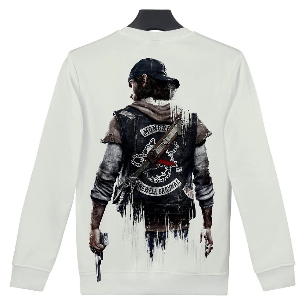 Модные days gone толстовка мужская Круглый воротник с длинными рукавами Толстовка days gone игры Harajuku топ с принтом в стиле хип-хоп толстовка