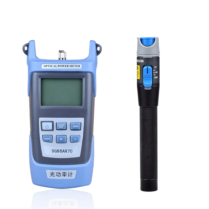 

All in one Fiber optical power meter -70 to +10dBm 1mw 5km Fiber Optic Cable Tester Visual Fault Locator