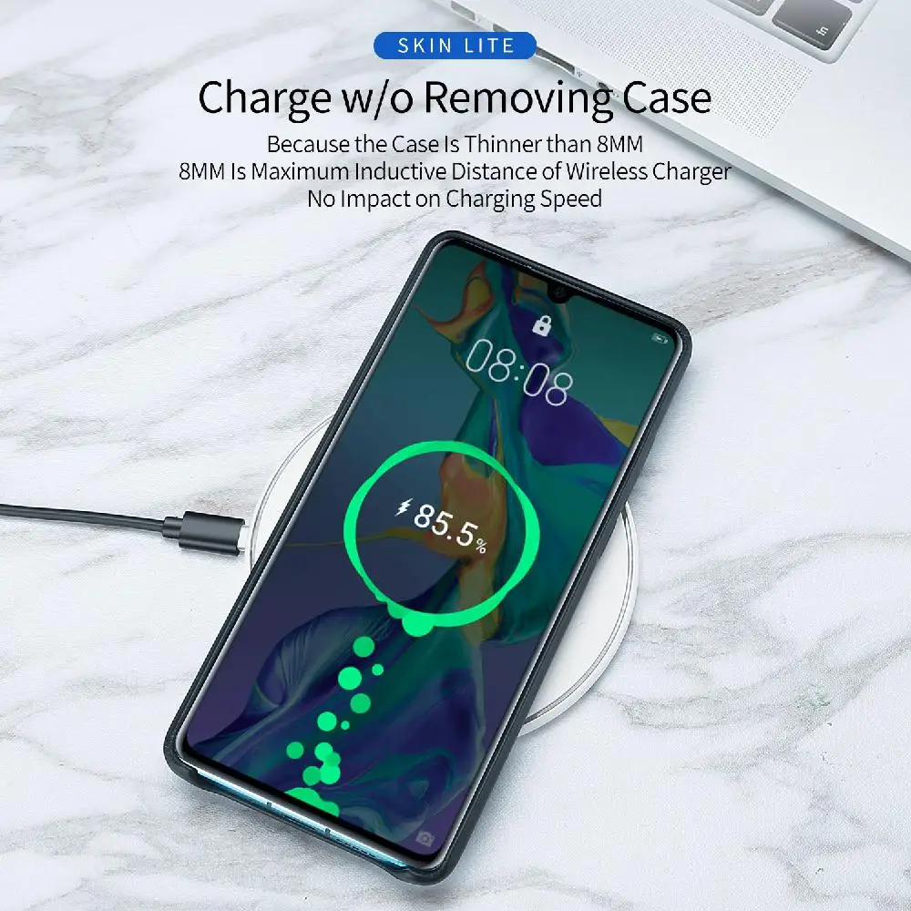 Чехол-накладка TWISTER.CK DUX DUCIS для HUAWEI P30 lite/nova 4E из искусственной кожи противоударный