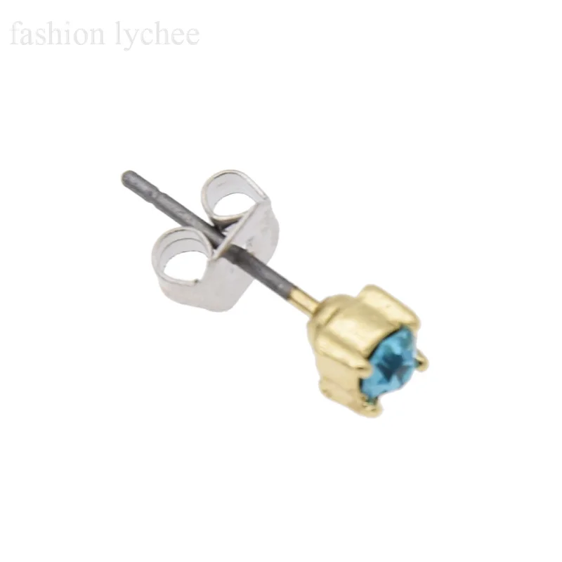 Женские серьги-гвоздики с единорогом lychee набор из 4 предметов со звездочками