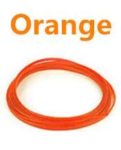 Orange 5 м автомобильный Стайлинг универсальные DIY декоративные полосы для интерьера Гибкая формовочная отделка Авто приборная панель край двери Центральный контроль полосы - Название цвета: Orange
