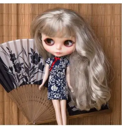 Хит 1/6 г. Модная Одежда для кукол cheongsam кукла аксессуары пальто для Блит Licca кукла azone подарок игрушки - Цвет: 01