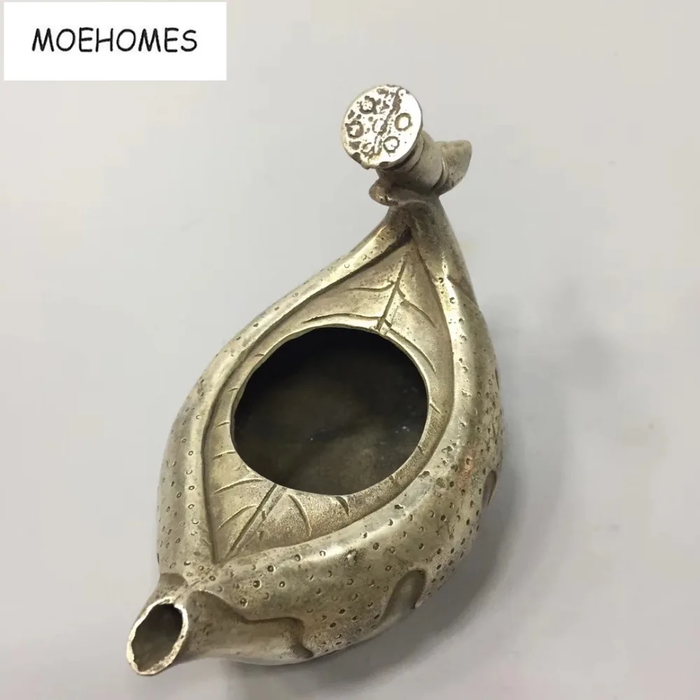 Moehouses Китай Коллекционная домашняя декорация Старый тибетский серебряный резной