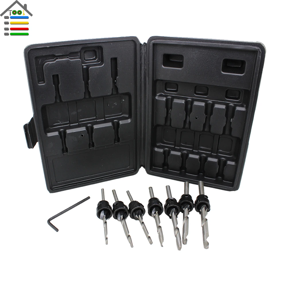 Набор сверл AUTOTOOLHOME для обработки древесины Высокоскоростная сталь с