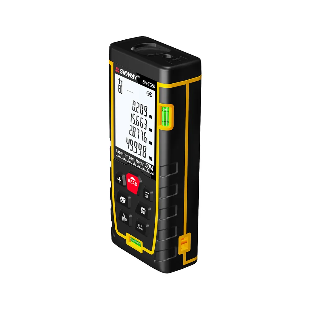 Лазер sndway дальномер 50 м лазерный дальномер Лазерная лента измерительная линейка Рулетка диастиметр trena инструмент
