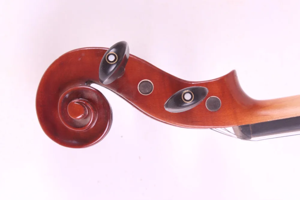 Белый красный 4/4 электрическая скрипка бесшумный звукосниматель тонкий тон