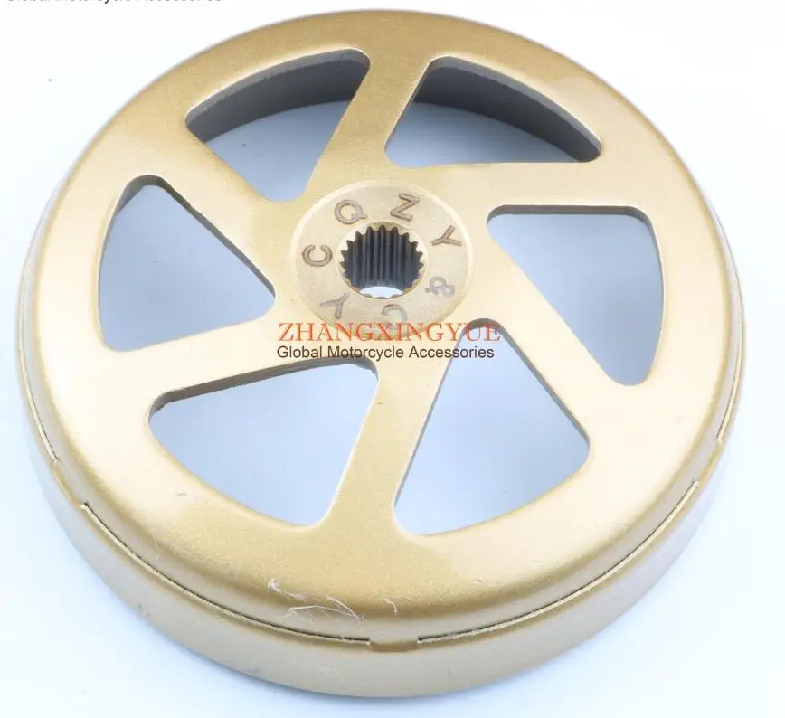 4 цвета колокол сцепления для GY6 125cc 150cc 152QMI 157QMJ - Цвет: C
