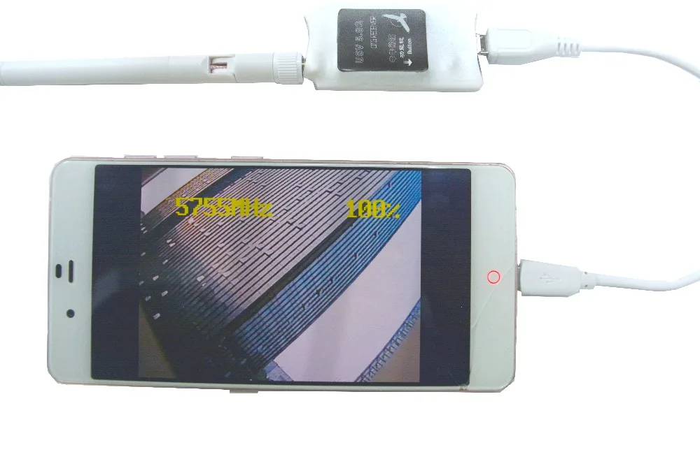 Мини TS5828 48CH 600 мВт и 5,8G FPV приемник UVC видео нисходящий OTG VR Android телефон и 1200TVL 1/3 CMOS SUPER HAD II Мини камера
