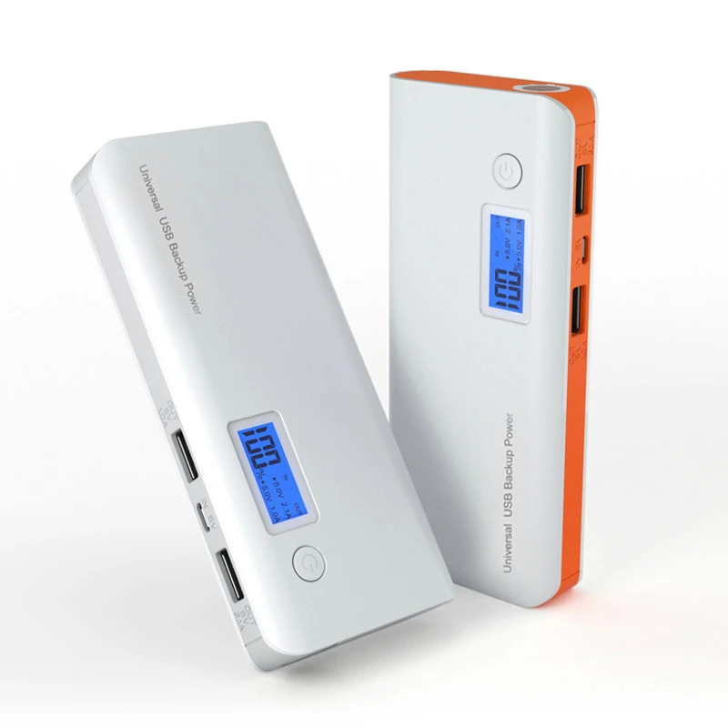 10000 мАч Внешний аккумулятор Двойной USB светодиодный ЖК-дисплей для IPhone X XS Max XR Xiaomi samsung huawei LG htc Asus Nokia большой емкости