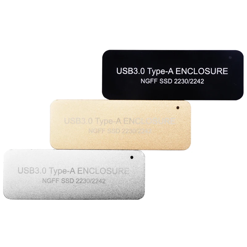 HDD чехол USB3.0 TYPE-A NGFF M2 SSD жесткий диск Корпус B соединитель в форме ключа M.2 SSD USB адаптер Поддержка 2230 2242 жесткого диска