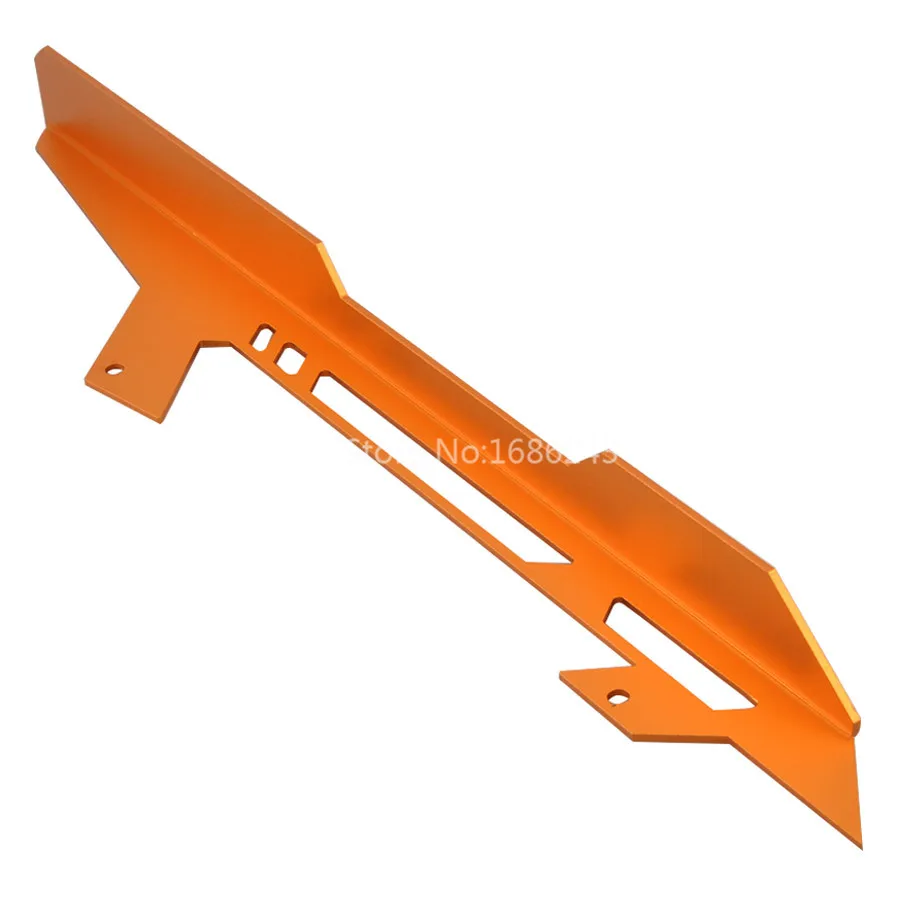 Orange 1 шт. черные/оранжевые аксессуары для мотоциклов Защитная крышка цепи для KTM DUKE 390 2013- DUKE 125 2011-16 DUKE 200 2012-16 - Цвет: Orange