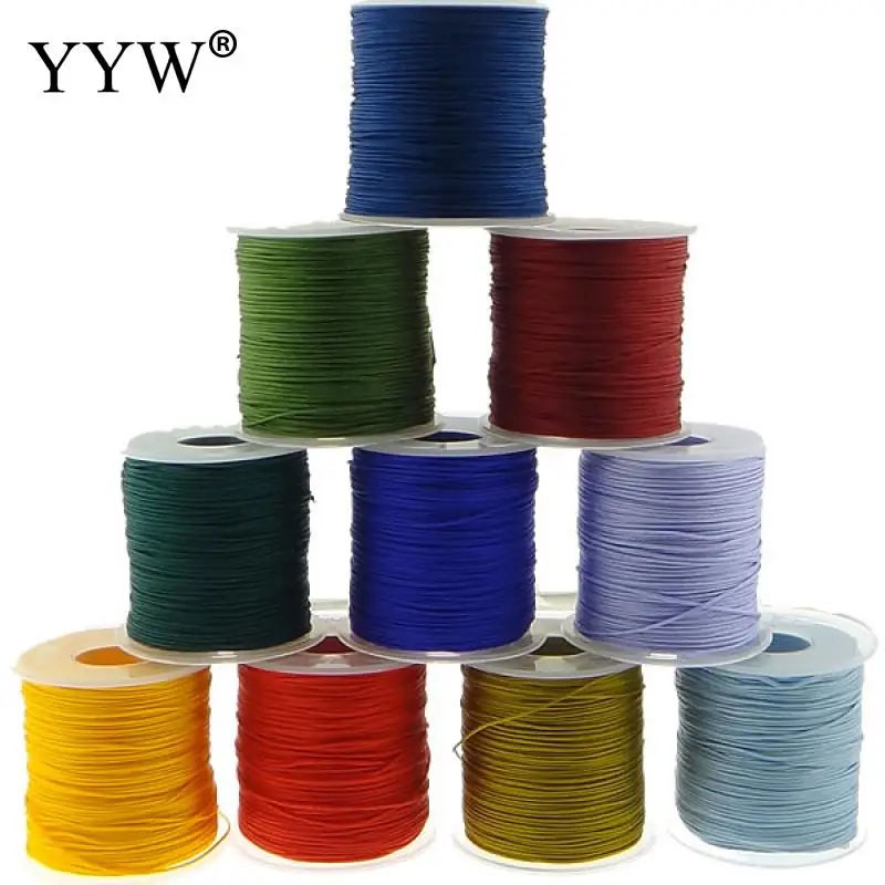 

Nylon Thread 19 Colors Jewelry Accessories Cord DIY Making for Bracelet Necklace None Elastic Colored Nylon Thread 1mm 100Yards