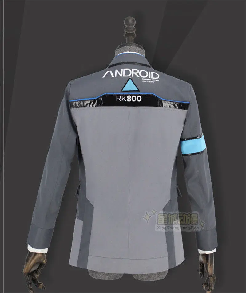 Костюм для косплея из Детройта: стать человеком Коннор RK800 костюмы куртка пальто