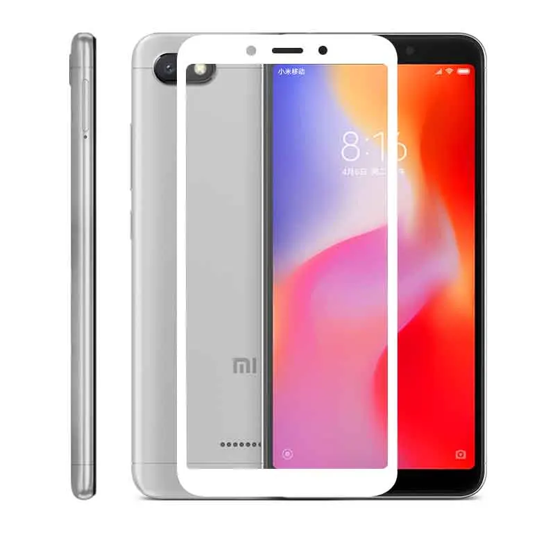 Full Cover Screen Protectors For Xiaomi Redmi 6 Pro Scratch Proof Protective Film Tempered Glass 6A | Мобильные телефоны и